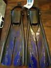 05.0056.1p Atomic Aquatics Open Heel Splitfins Blue Small