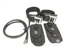 2-2-2 Dive Rite Scuba Accessory Lot Utility Pouches Belts With Buckles