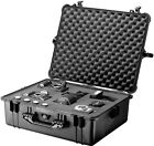 9ind 20.75inw Unbranded Pelican 1600 Case King With Foam 23.25inl X Black