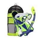 261240 Divers Youth Buzz Junior Snorkeling Set Neon Blue Small