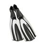 410317-sa042wh Mares Superchannel Full Foot Scuba Fins Size White Nwt Free