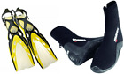 4821146030 Mares Classic Dive Boot Open Heel Fins Yellow 089902618803