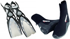 4821149030 Mares Classic Dive Boot Open Heel Fins White 089902619084