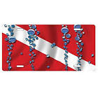 4906-47 Unbranded Air Brushed Dive Flag Plate 0110043313514