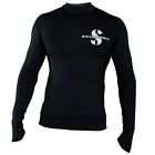 62.031.200 Scubapro Swim Rash Guard Mens Long Sleeve Black 4048336392587