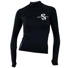 62.531.200 Scubapro Swim Rash Guard Womens Long Sleeve Black 4048336392716