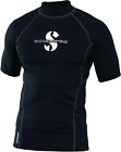65.023.500 Scubapro Aegean Rash Guard Mens Short Sleeve Blue 4048336370820