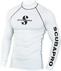 65.034.300 Scubapro Ice Rash Guard Mens Long Sleeve White 4048336371261