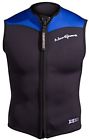 749819545998 Neosport Mens Xspan Vest Black With Blue Trim