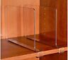 852172007130 Closetmate Beautiful Pack Acrylic Shelf Dividers Closet Shelves