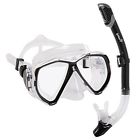 Amzsnws2msktinm Ivation Snorkel Mask Set 748579479581