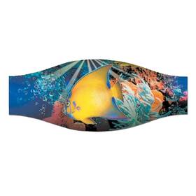 1023-ang Aqua Seascapes Mask Strap Cover Angel Fish