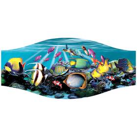 1023-ree Aqua Seascapes Mask Strap Cover Reef