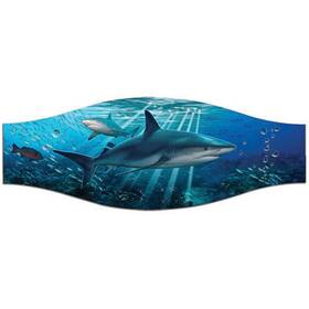 1023-sha Aqua Seascapes Mask Strap Cover Shark