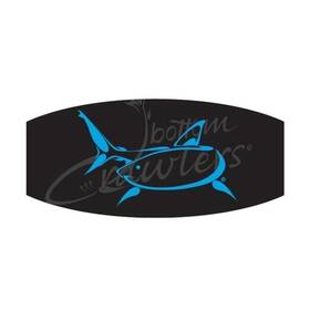 1024-sha Aqua Seascapes Mask Strap Cover Tribal Shark