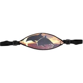 1026dol Aqua Seascapes Buckle Mask Straps Dolphins