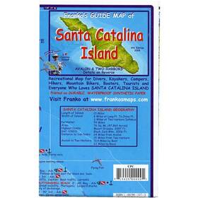 Bkscdmfb401 Aqua Franko Maps Santa Catalina Island Folded Map B401