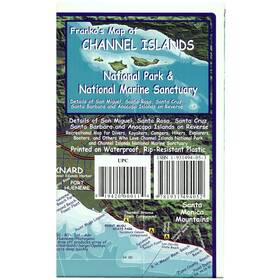 Bkscdmfb402 Aqua Franko Maps Channel Islands Folded Map B402