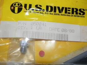 050241 Aqua Lung U.s. Divers 3000 Psi Scuba Tank Valve Burst Plug / Disk Kit