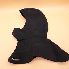 Amt24346 Aqua Lung Sea Hood Medium 1.5 Mm 90% Neoprene Black Diving Scuba Snorkeling