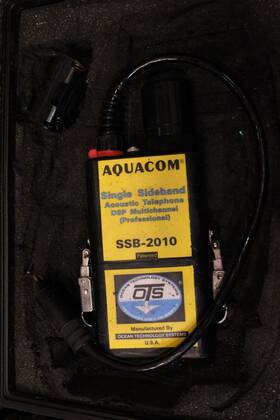 Ssb-2010 Aquacom Ssb2010 Ots 4ch Underwater Transceiver For Scuba Diving With Case