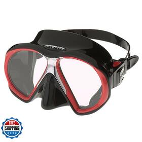 B00nb6v2ac Atomic Aquatics Subframe Medium Fit Mask Black / Red