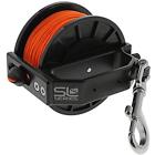Azdrre65250 Dive Rite Slide Lock Primary Reel Ft Orange Line Reels