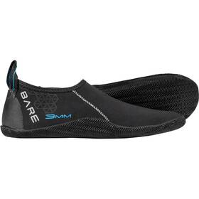 044924blk-0204 Bare 3mm Black Feet - Size 4 Diving Boots
