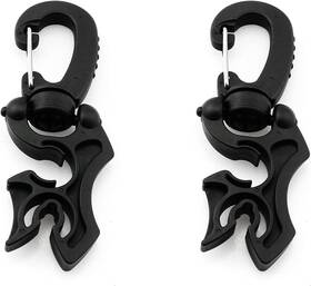 Sddhhwc-b2 Brand Heyous 2pcs Scuba Diving Double Hose Holder With Clip Snorkeling Bcd