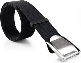 150cm-202203-l Brand Pluzluce 60 Inch Long Scuba Diving Weight Belt Adjustable Snorkeling One Size Black