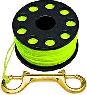 Fl0219 Concepts Finger Spool Bk 100ft Yl Line