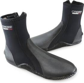 040002 Cressi Neoprene Adult Anti-slip Sole Boots - For Water 7 Tall Black/black