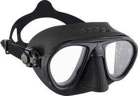 Cressi 843607570084 Adult Scuba Diving Mask Calibro Fog Stop Low Volume Wide View Black