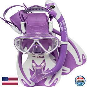 Cressi B07skc83kq Rocks Pro Dry Set Lilac/white S/m
