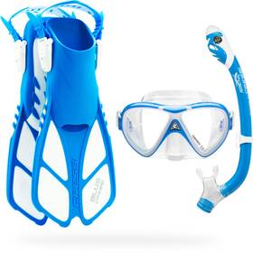 Cressi B07yvk8wly Mini Bonete Pro Dry Set Blue/white S/m