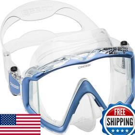 Cressi B08411nb1c Liberty Triside 3-lens Masks Clear/sapphire
