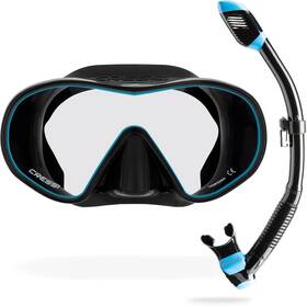 Cressi B08q674qzs F-dual Supernova Dry Mask Snorkel Kits Black/blue