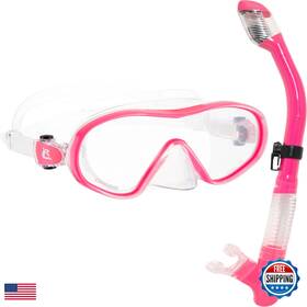 Cressi B0d8mdn3g1 F-dual Tao Dry Clear/pink