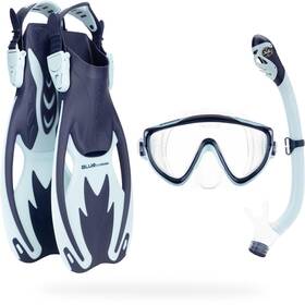 Cressi B0ddqjmzwc Tinetto Rocks Dry Set Navy/ice Cyan L/xl