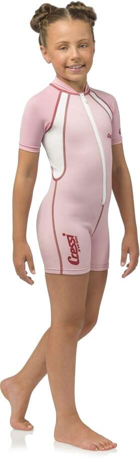 Dg001103 Cressi Kids Swimsuit Short Sleeve Pink L