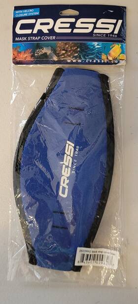 Ds339996 Cressi Neoprene Mask Strap Cover Blue