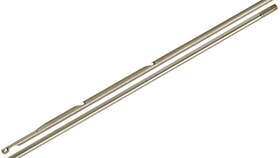 Fa350590 Cressi Steel Notched Threaded Shaft 6.5 Mm 115 Cm