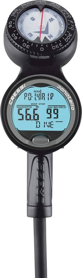 Ks871000 Cressi Scuba Diving Computer Console - Pressure Gauge Compass Dona