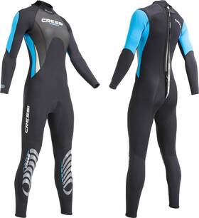 Lu476505 Cressi Womens Ultraspan Scuba Diving Wetsuit Made In Premium Themal 3 Mm Neo