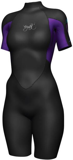 Pbls12 Crystal Womens Superstretch Springsuit Purple/black - Ladies 12