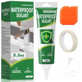 Mfj1 Cukwuyby 1 Pack Silicone Caulk 5.2 Oz Squeeze Tube Waterproof Sealant For Kit