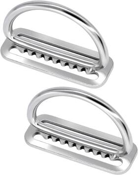 Ddr01 Dawitrly 2pack Weight Belt Keeper 5cm/2ftft Stainless Steel Serrated Scuba Diving