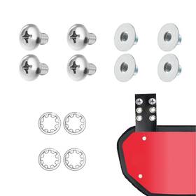 Deepflair 769115588529 Football Backplate Screws Nuts For Unisex Adult Youth Size Backplates