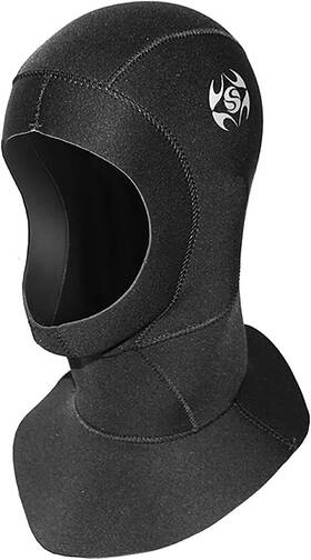 Dzk1131-xl Dizokizo Diving Scuba Hood 3mm Thermal Neoprene Wetsuit For Men X-large Black