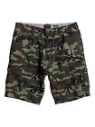 Eqyws03456-gpb6-40 Unbranded Quiksilver Mens Crucial Battle Cargo Shorts Camo 0191274330594